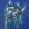 Angry dog  102 x 102 cm  Sold