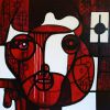 The last crusader . 102 x 102 cm SOLD