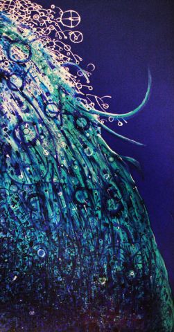 The Wave . 122 x 61 cm  SOLD